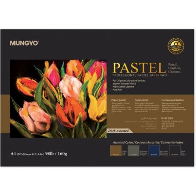 Mungyo Pastel skicák lepený tmavé tóny – Hledejceny.cz