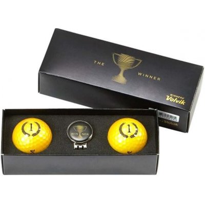 Volvik ball Solice Champion Box Gold 2 balls + ball marker – Zbozi.Blesk.cz