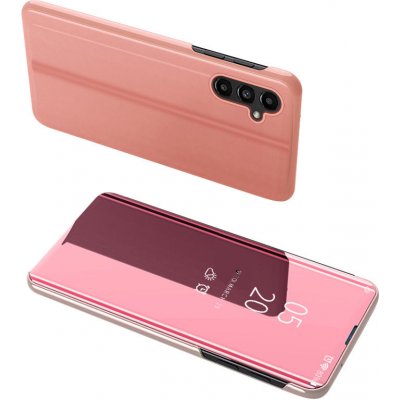 Pouzdro Mezamo Clear View CASE Samsung Galaxy A14 flipové růžové – Zboží Mobilmania