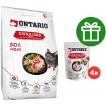 Ontario Cat Sterilised Lamb 2 kg – Zboží Dáma
