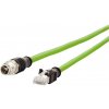 síťový kabel Metz Connect 21.16.8835 M12 8pin (M) kód X - RJ45(M), 2m
