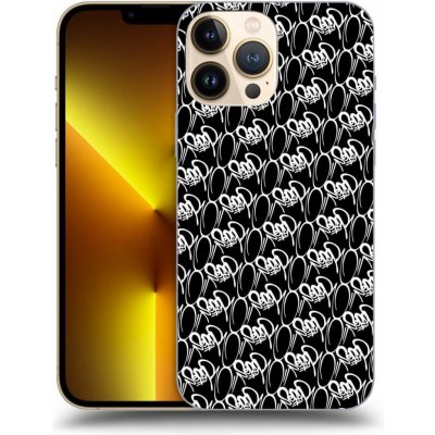 Pouzdro Picasee silikonové Apple iPhone 13 Pro Max - Separ - White On Black 2 černé – Zboží Mobilmania