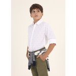 Mayoral košile s dlouhým rukávem a vzorem bílá – Zboží Dáma