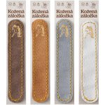 Vodnář - kožená záložka do knihy Barva kůže: Hnědá semiš (D32), – Hledejceny.cz