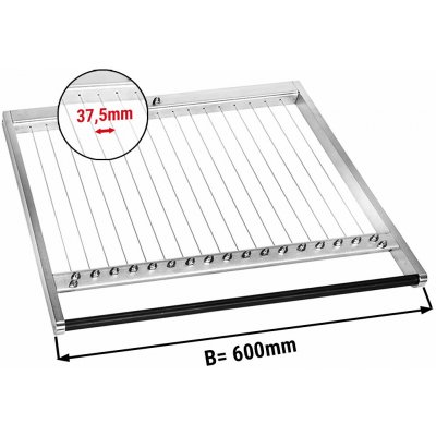 G.Gastro Rám pro dvojitý kráječ na pralinky - rozteč drátů: 37,5 mm - D9786671 – Hledejceny.cz