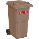 Sulo Umwelttechnik GmbH Popelnice plastová 240 l hnědá – Zboží Mobilmania
