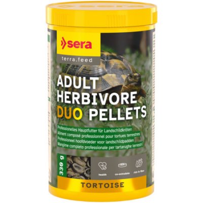 Sera Tortoise Adult Herbivore Duo Pellets 1000 ml – Zboží Mobilmania