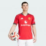 adidas pánský domácí fotbalový dres Manchester United 25/26 červený – Zbozi.Blesk.cz