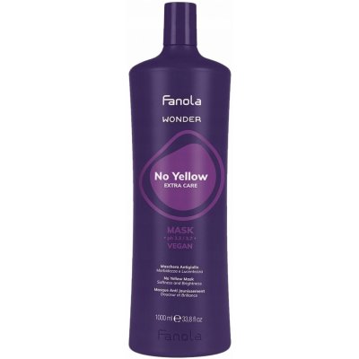 Fanola Wonder No Yellow Extra Care Mask 1000 ml – Zboží Dáma