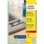 Avery Zweckform Etikety 20 ks A4 stříbrné 210 x 297 mm velmi odolné pro laserové tiskárny L6013-20 – Zboží Mobilmania