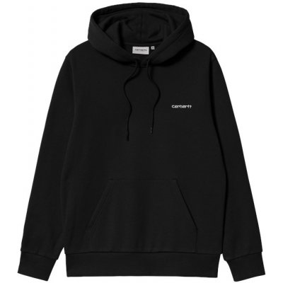 Carhartt WIP Hooded Script Embroidery Sweat Black / White – Zbozi.Blesk.cz