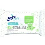 Linteo Baby 100% Biodegradable dětské jemné vlhčené ubrousky 48 ks – Zboží Dáma
