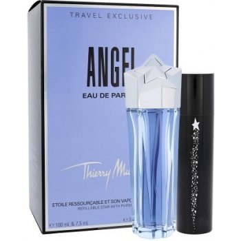 Thierry Mugler Angel EDP 100 ml + plnitelný flakón 7,5 ml dárková sada