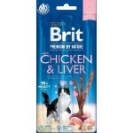 Brit Premium by Nature Cat Chicken & Liver 3 sticks 15 g – Zboží Mobilmania