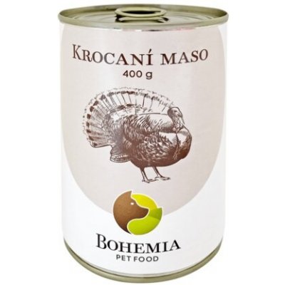 Bohemia Pet Food| Krocaní maso ve vlastní šťávě Hmotnost: 400 g – Zboží Dáma Bohemia Pet Food| Krocaní maso ve vlastní šťávě Hmotnost: 400 g – Zboží Dáma
