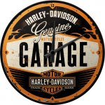 Postershop Nástěnné hodiny - Harley-Davidson Garage – Zbozi.Blesk.cz