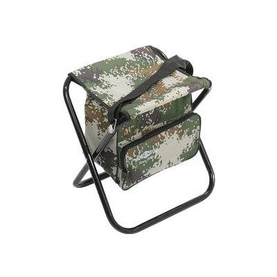 Mikado Stolička skládací s batohem CAMOUFLAGE 31x41x38 cm – Zboží Mobilmania