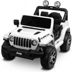 Toyz Terénní elektrické auto JEEP RUBICON WHITE bílá