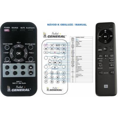 Dálkový ovladač General JBL Bar 5.1 – Zboží Živě