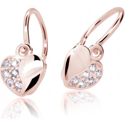 Cutie Jewellery dětské z růžového zlata C2160-10-X-4 bílá – Zbozi.Blesk.cz