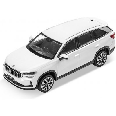 Abrex Škoda Kodiaq FL 2021 Bílá Moon Metalíza 1:43 – Sleviste.cz