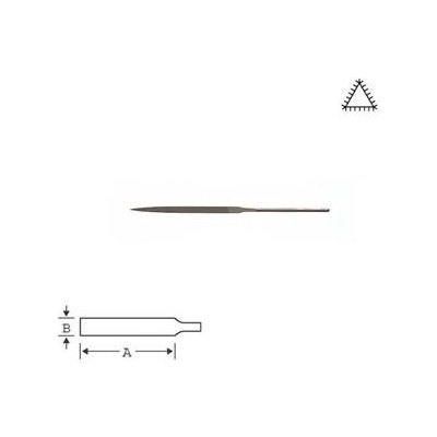 Bahco Pilník jehlový 2-302-16-0-0 - 160mm trojúhelníkový, sek 0, 22 zubů/palec, B