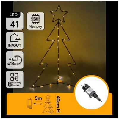 Aigostar B.V. | Aigostar - LED Venkovní vánoční dekorace LED/3,6W/230V 40 cm IP44 teplá bílá | B10303Q8P – Hledejceny.cz