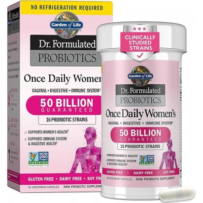 Garden of Life Dr. Formulated probiotika pro ženy 30 kapslí – Hledejceny.cz