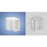 Haco CKP 2x110x55 Koleno svislé – Zboží Mobilmania