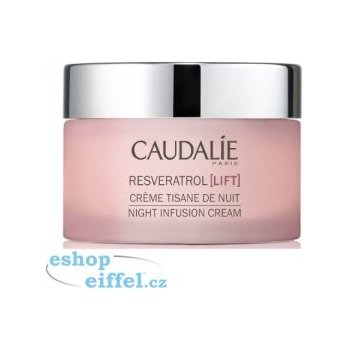 Caudalie Resveratrol Lift noční regenerační krém s vyhlazujícím efektem Smoothes Regenerates with Hyaluronic Acid Ceramides & Resveratrol 500 50 ml