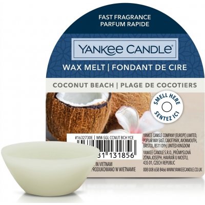 Yankee Candle Coconut Beach vonný vosk do aromalampy 22 g – Hledejceny.cz