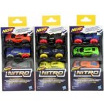 Hasbro Nerf Nitro náhradní nitro 3 ks černé+modré+žluté C0778 – Zboží Dáma