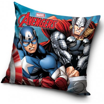Carbotex polštář Avengers Kapitán Amerika a Thor 40x40 – Zboží Mobilmania