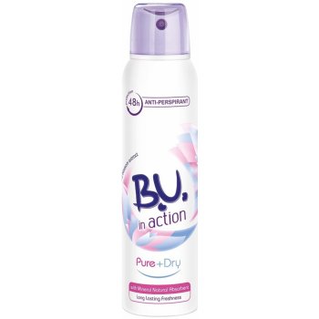 B.U. In Action Pure + Dry deospray 150 ml