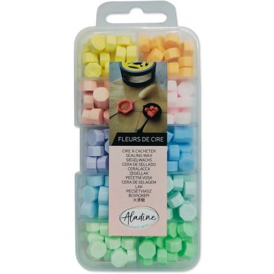 Aladine Pečetní vosk granulovaný pastelové barvy – Zboží Dáma