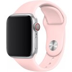 eses Základní silikonový náhradní řemínek pro Apple Watch 38mm/40mm/41mm - velikost S/M pískově růžová CS2085-LP – Hledejceny.cz