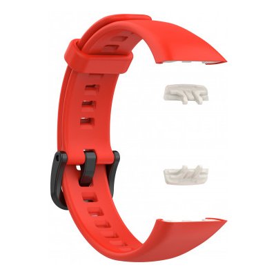 BStrap Silicone řemínek na Honor Band 6 / Huawei Band 6, red SHO003C03 – Zbozi.Blesk.cz