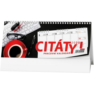 Stolní Pracovní CITÁTY II 28,5 × 10,4 cm 2025 – Sleviste.cz