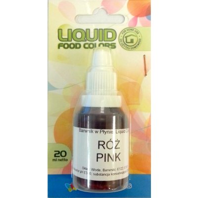 Airbrush barva tekutá Food Colours Pink Růžová 20 ml – Zboží Mobilmania