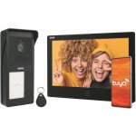 Dvoudrátový videovrátný systém EURA VDP-49A3-2TY černý Tuya – Sleviste.cz