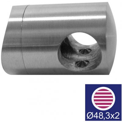 Nerezový držák prutů AISI316, d12/D48,3mm, A14/0831-048 – Zboží Mobilmania