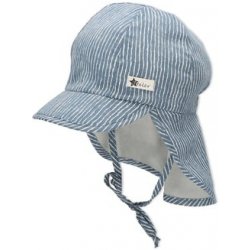 Sterntaler Peaked Cap kšiltovka s ochranou krku středně modrá