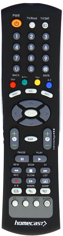 Dálkový ovladač PTW Homecast HS3200