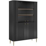 Nabytek Bogart Vesper 103 cm černá / zlaté nohy – Hledejceny.cz