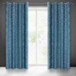 EUROFIRANY ZÁVĚS NA KROUŽCÍCH OCTAVIA 140X250 CM MODRÁ – Sleviste.cz