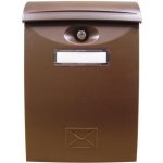 Poštovní schránka ABS 24x34x7cm - hnědá – Zbozi.Blesk.cz