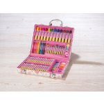 crelando Dětský malířský kufřík 76dílný duha – Sleviste.cz