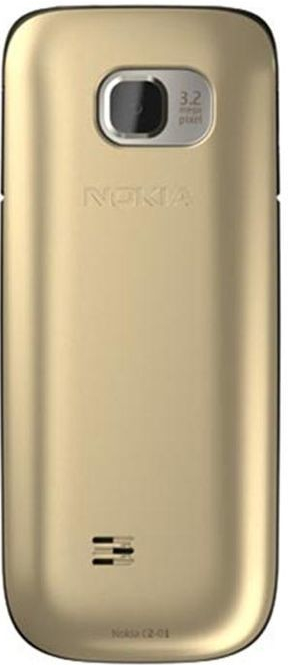 Kryt Nokia C2-01 zadní zlatý