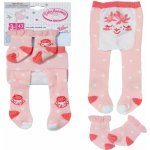 Zapf Creation Baby Annabell Punčocháče a ponožky 43 cm růžové/obláčky – Sleviste.cz