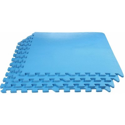Colored Puzzle fitness podložka modrá 4 ks – Zboží Mobilmania